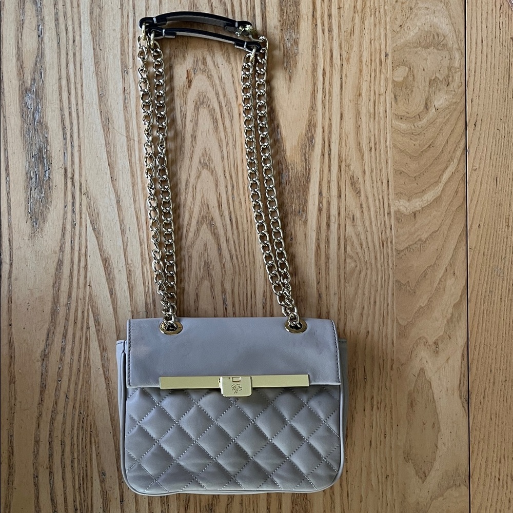 Brooks Brothers Leather Quilted Shoulder Bag
